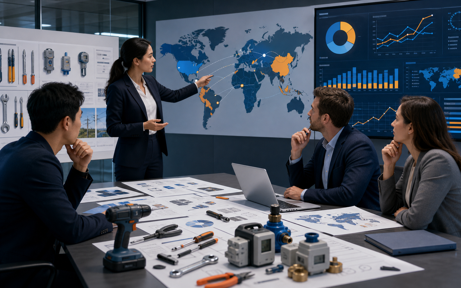 Advertising acquisition planning for tools and utility product companies